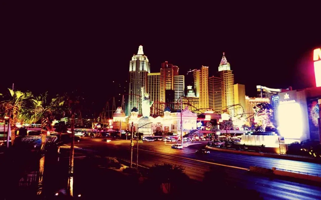 Néons de Downtown Las Vegas autour de Fremont Street